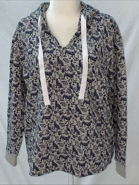 Boden Hooded Pullover Tiger 🐅 Print